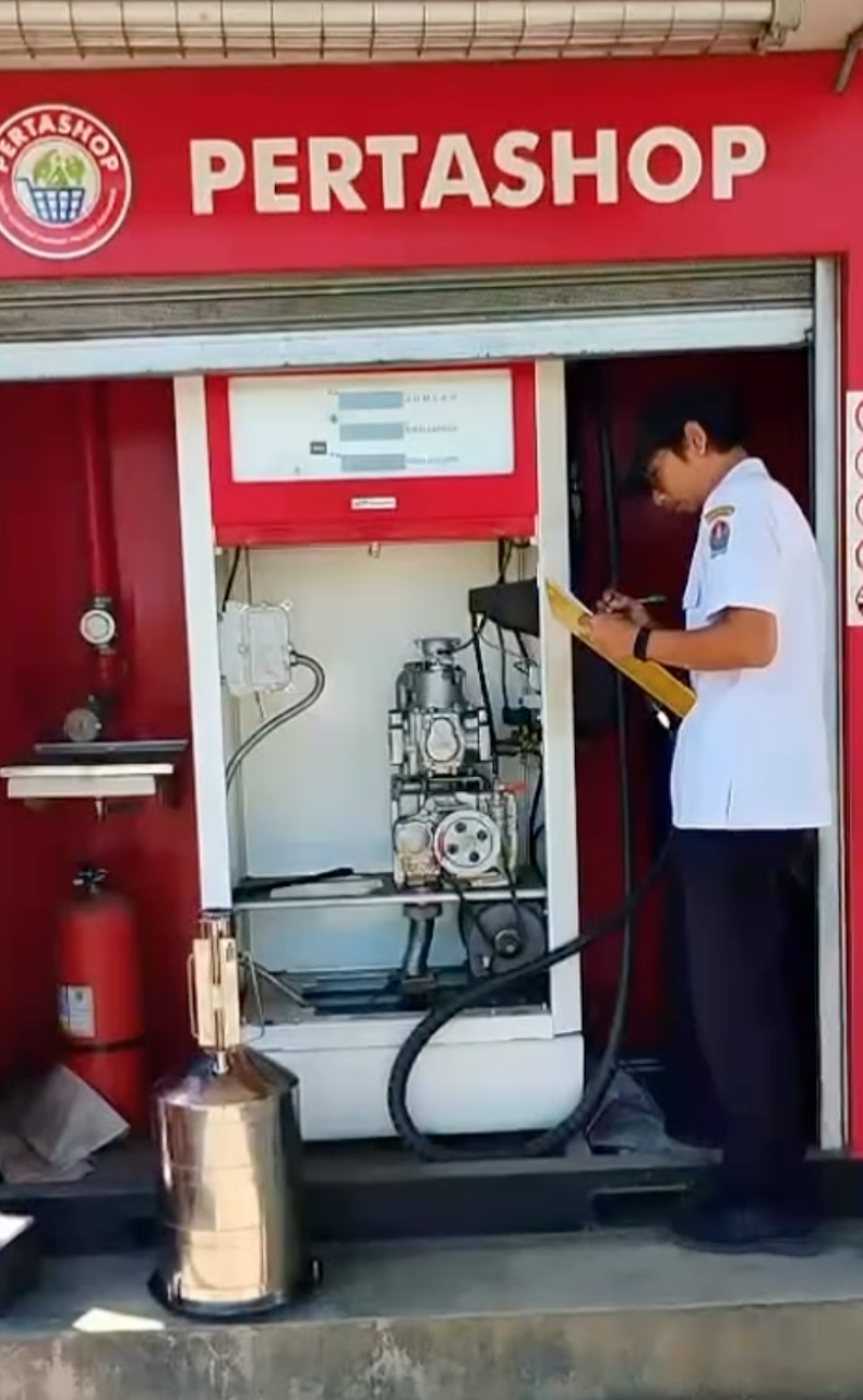 Tera Ulang PU BBM di Pertashop 4P.562.15 Sanggrahan