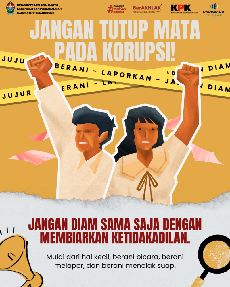 Jangan Tutup Mata pada Korupsi!